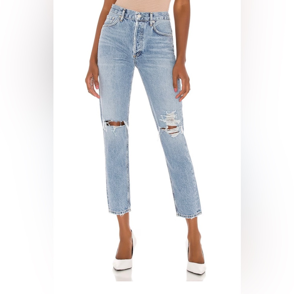 AGOLDE Jamie High Rise Classic in Spectator Size 28